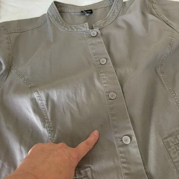 Eileen Fisher Button Up Jacket, plus size 1X - Picture 10 of 14